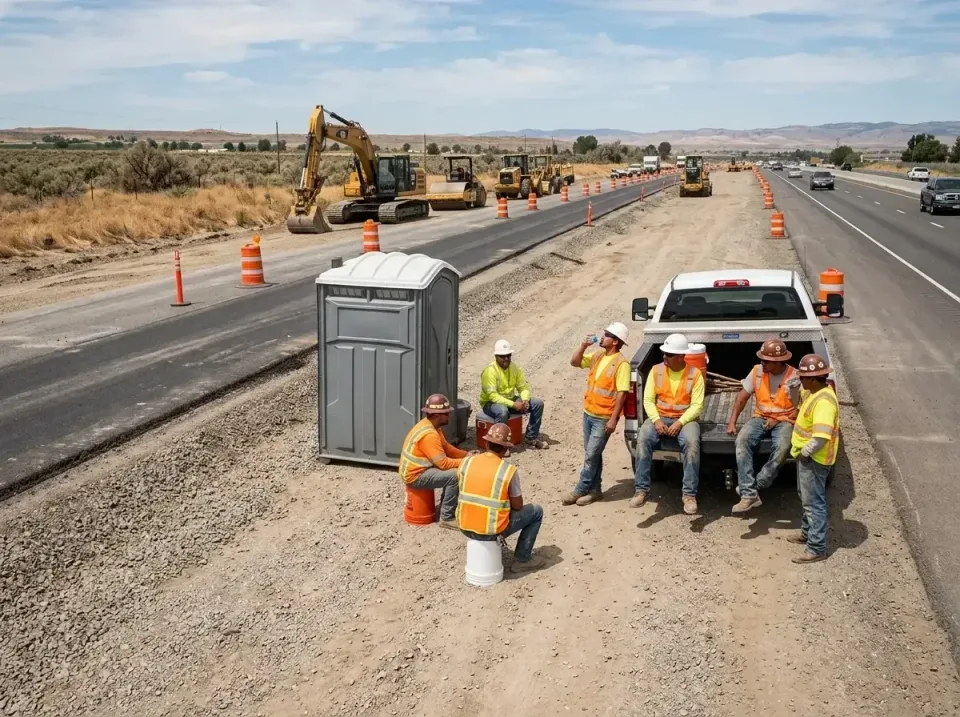 highway-road-construction-crew-007 — frequently asked questions, Porta Potty and Restroom Rentals in Bettendorf, IA